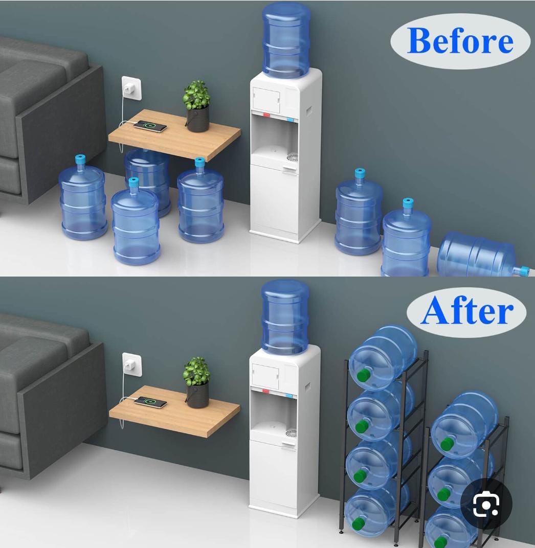 Water gallon steel rack