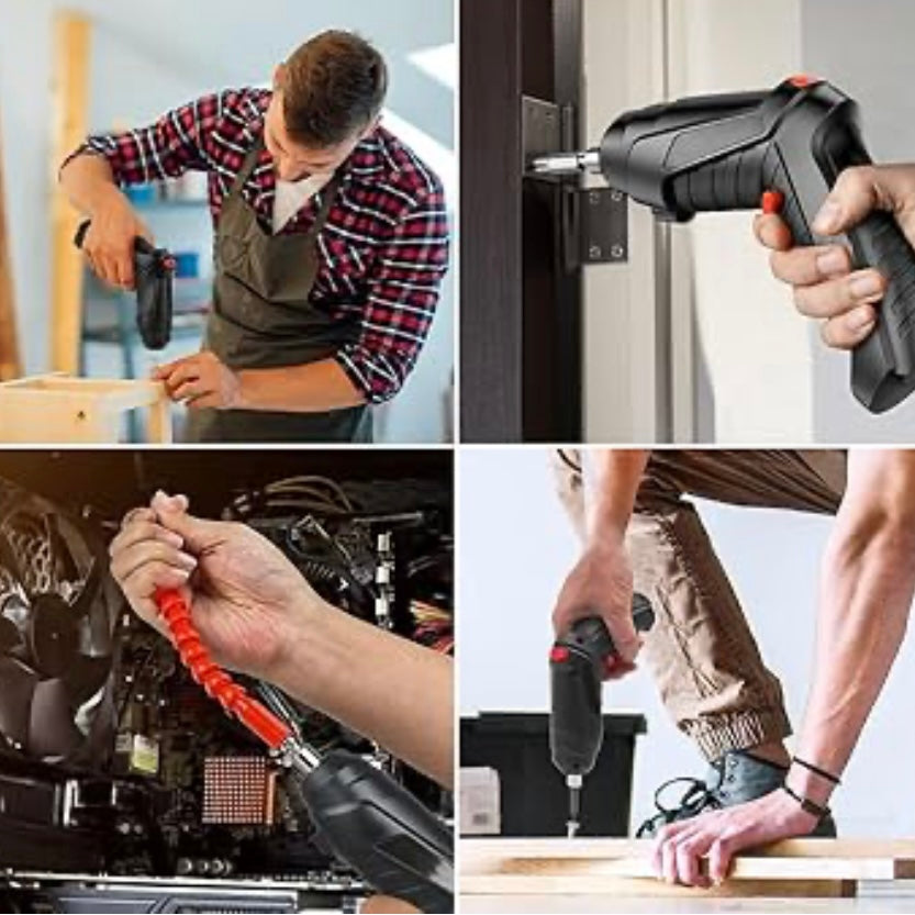 47-Piece Rechargeable Electric Screwdriver Set
