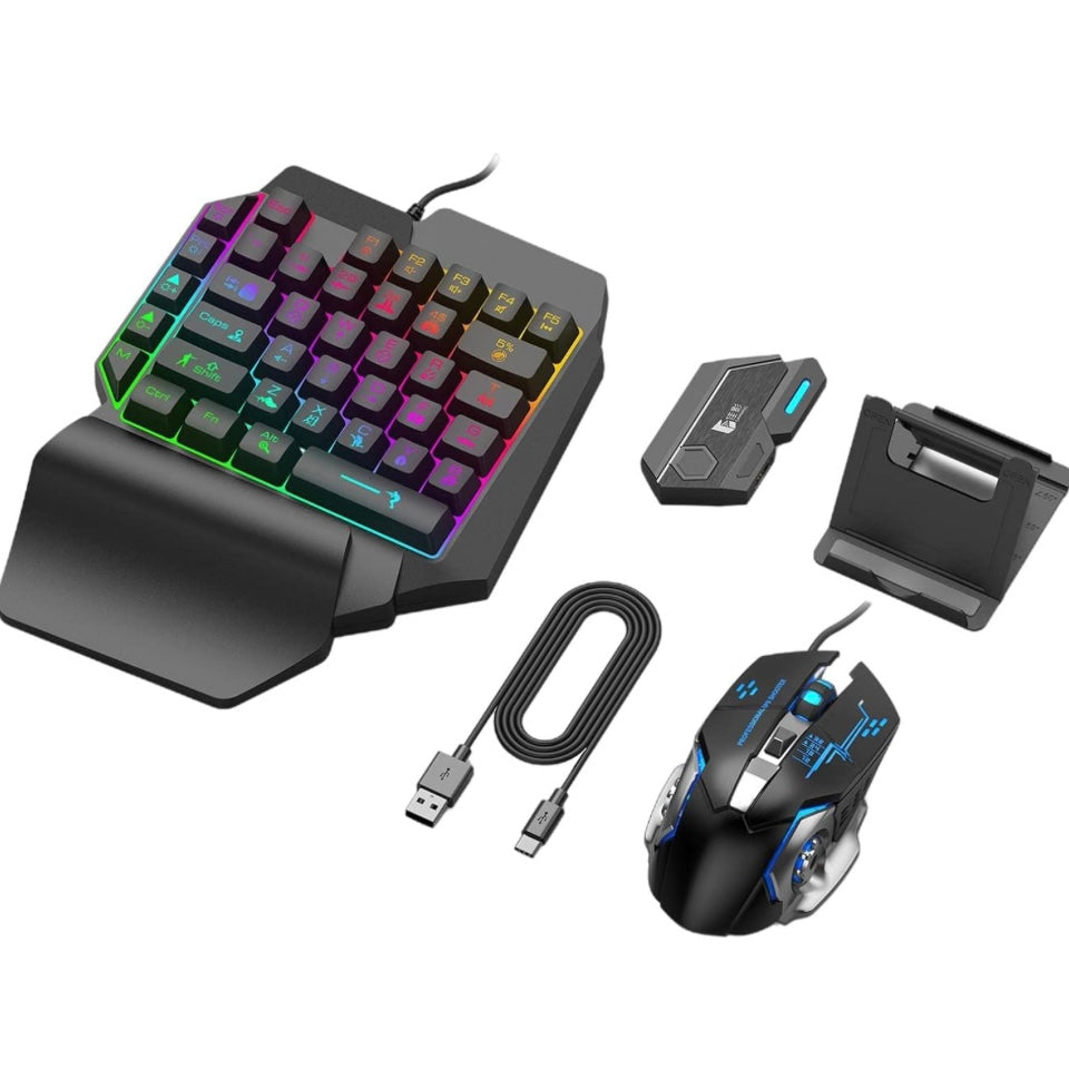 Mobile Phone Keyboard Mouse Console Adapter USB Hub Converter for Mix SE Set