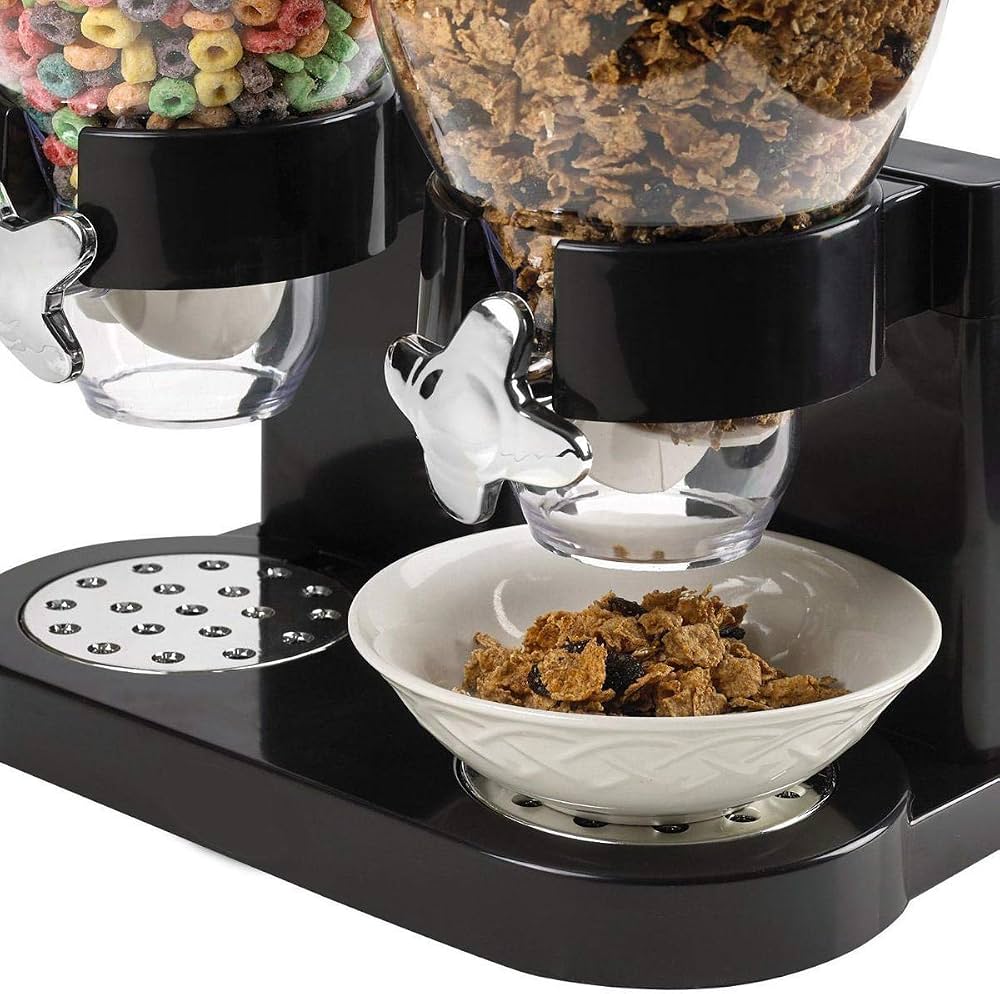Double Cereal & Dry Food Dispenser