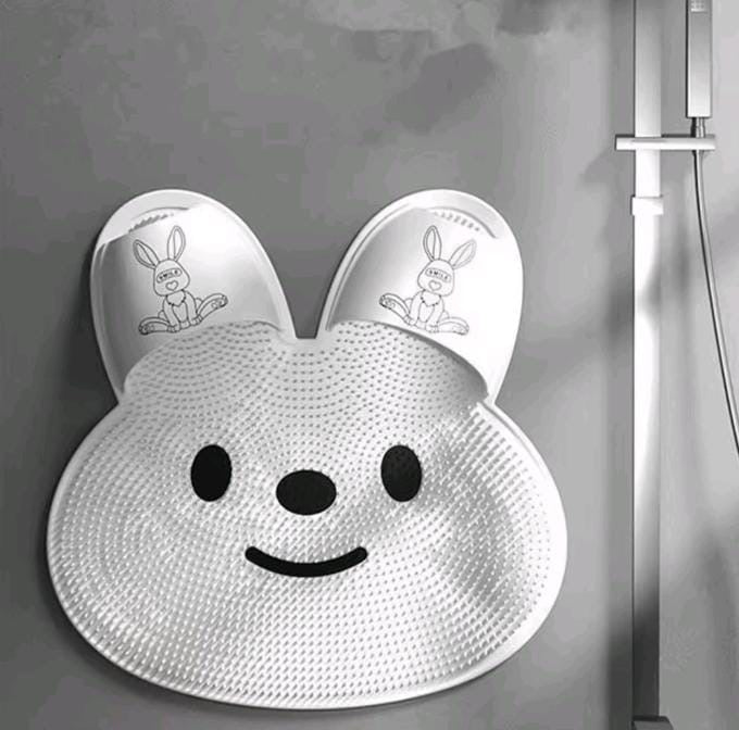 Silicone bathroom anti slip massage brush