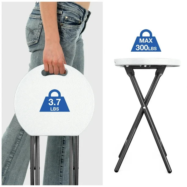 Rfiver 18-Inch Round Collapsible Folding Stool