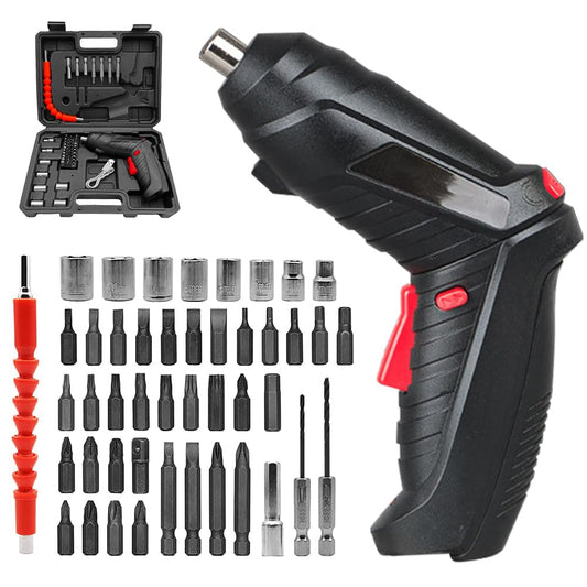 47-Piece Rechargeable Electric Screwdriver Set