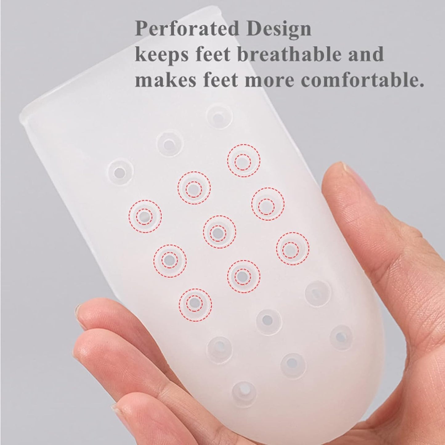 Silicone height increase insoles