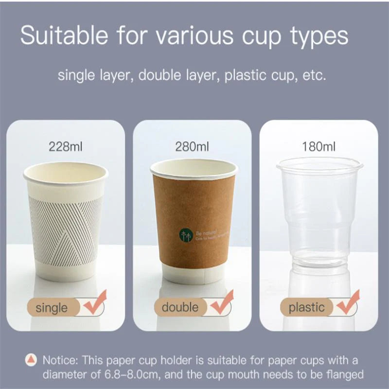 Automatic disposable cup holder
