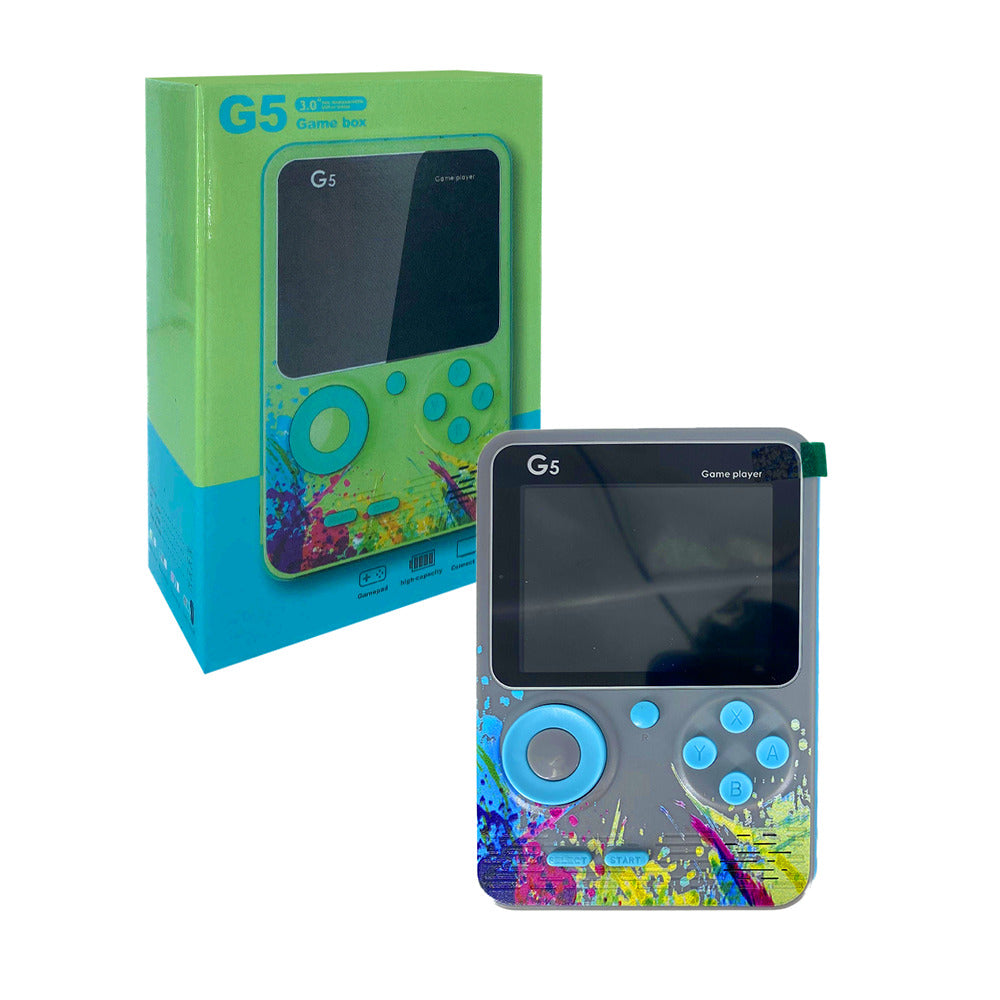 Game Box G5 Mini Handheld Gaming Player with Built-in 500 Games, Assorted Colors