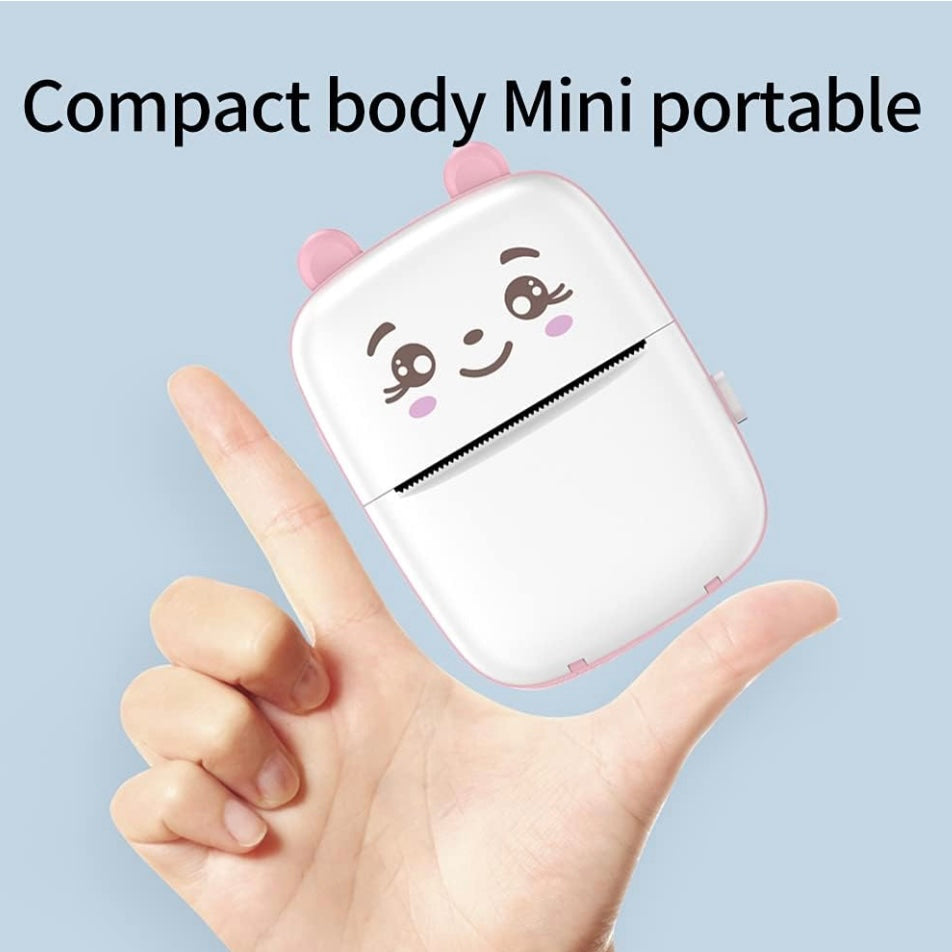 Compact portable mini printer- BT instant printing