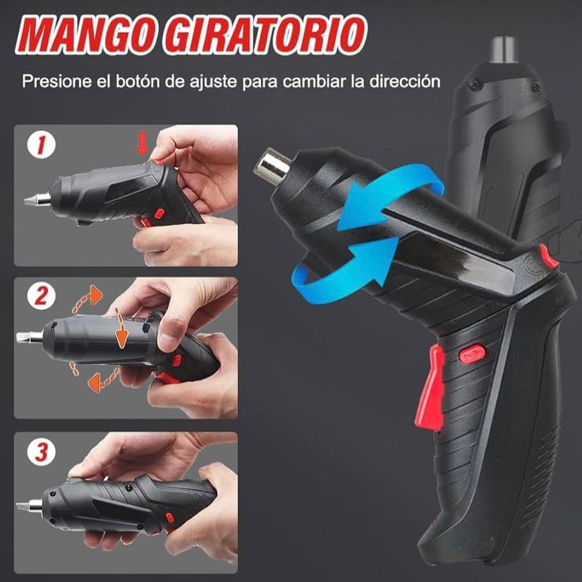 47-Piece Rechargeable Electric Screwdriver Set