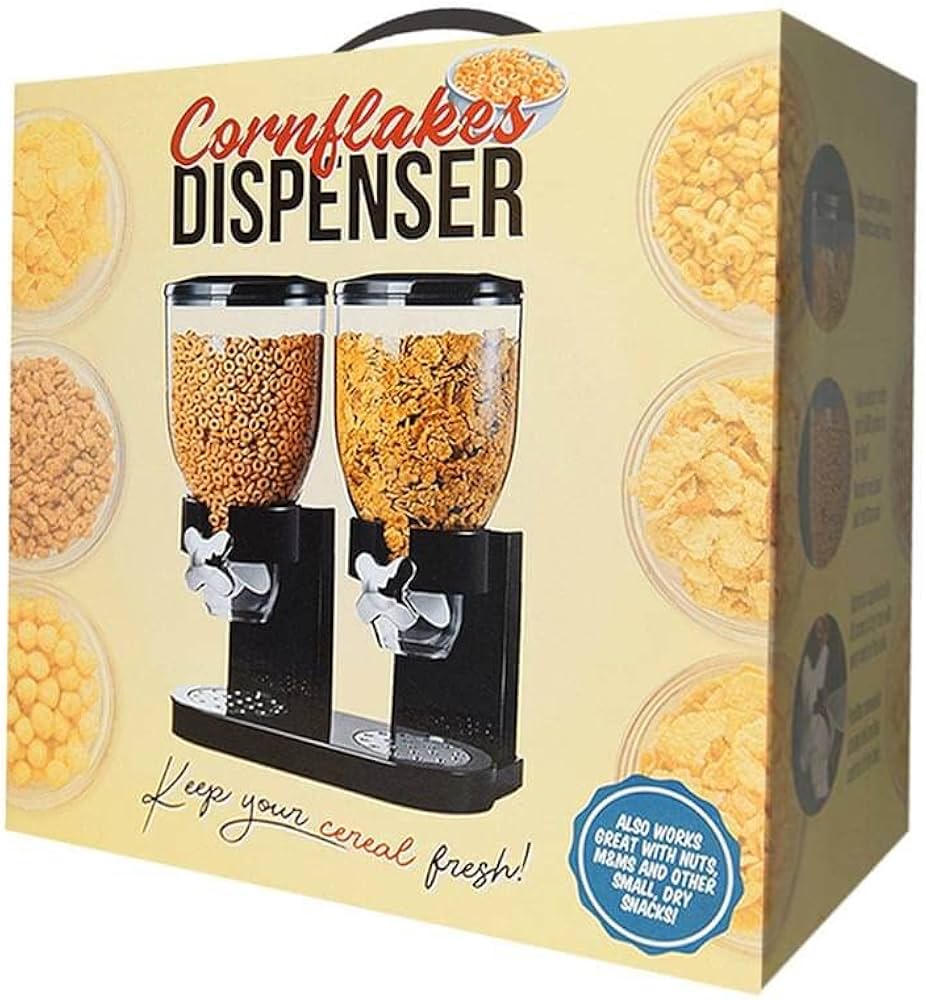 Double Cereal & Dry Food Dispenser