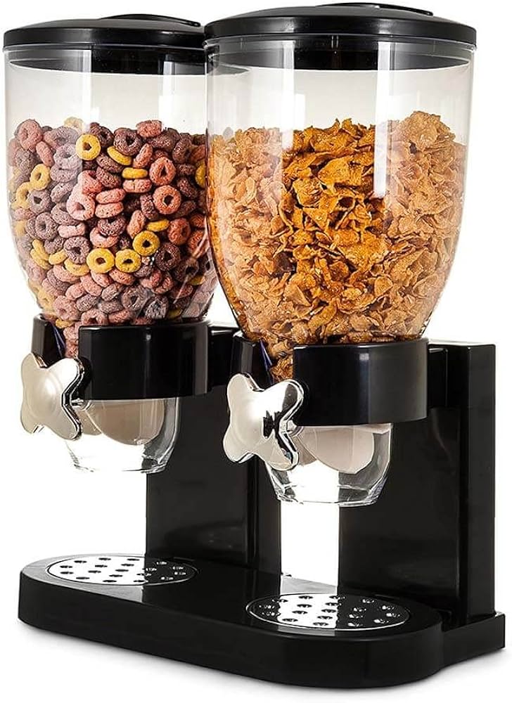 Double Cereal & Dry Food Dispenser