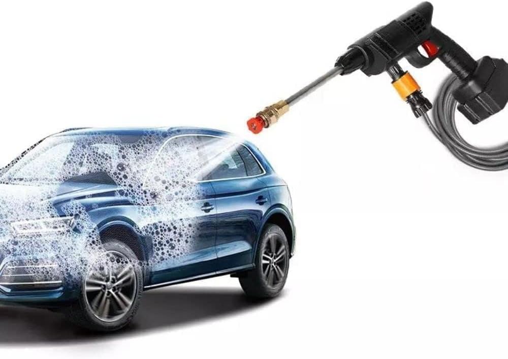 Car Washer High Pressure Gun Rechargeable with 2 Batteries