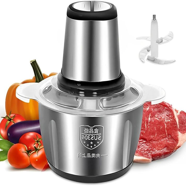 Electric Meat Chopper Stainless Steel Machine 2L