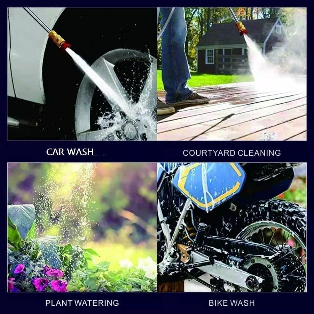 Car Washer High Pressure Gun Rechargeable with 2 Batteries