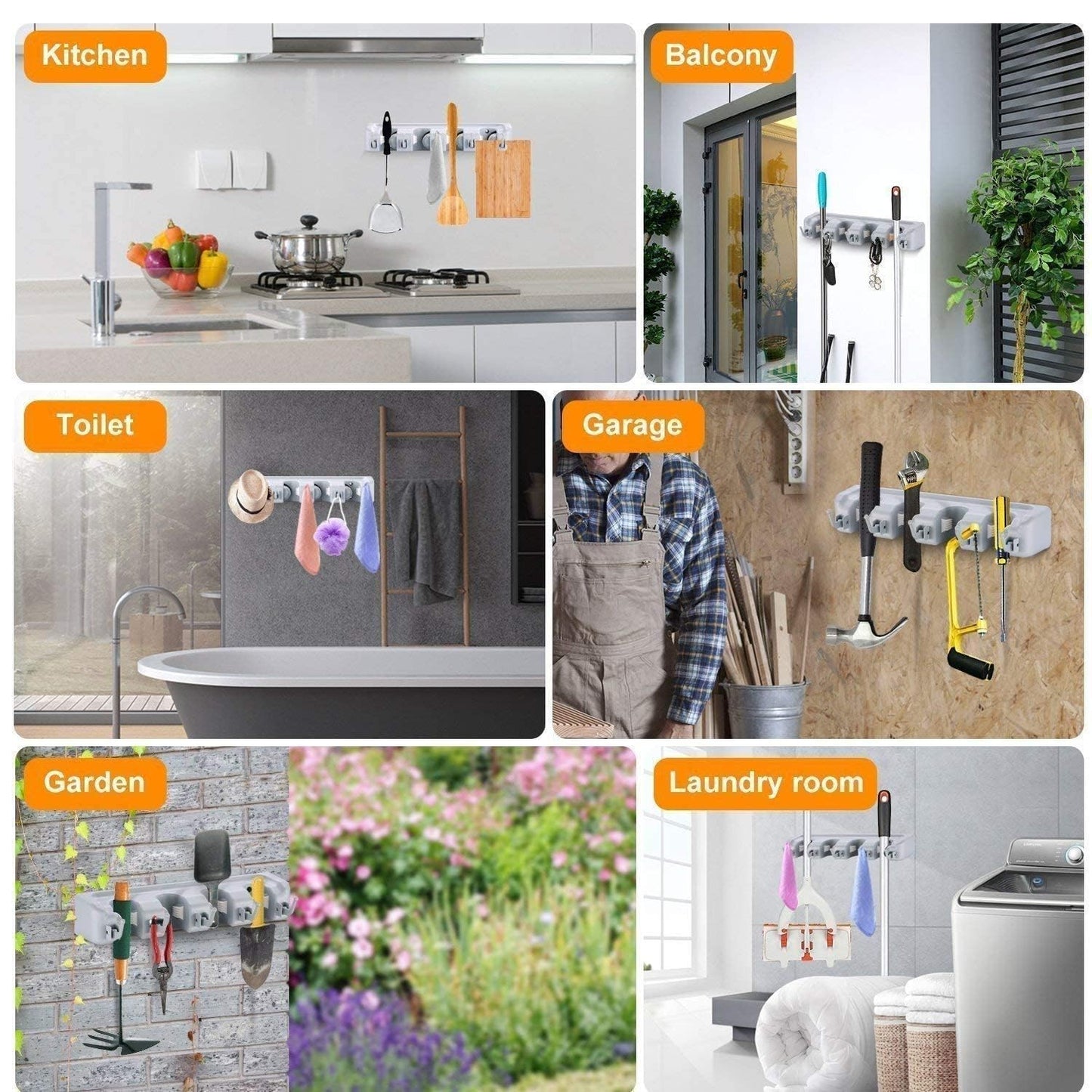 Cleaning supplies organizer