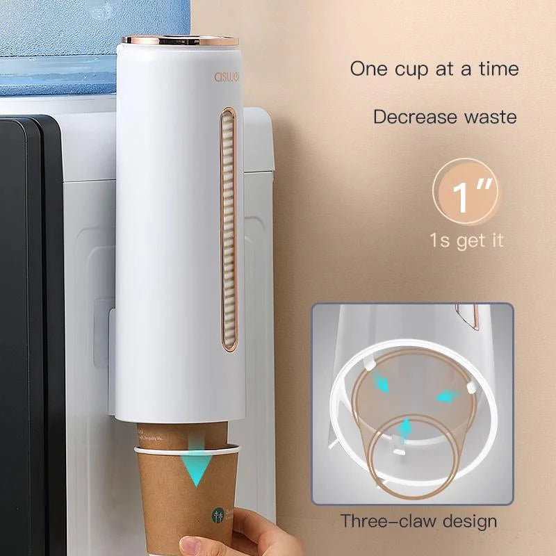 Automatic disposable cup holder