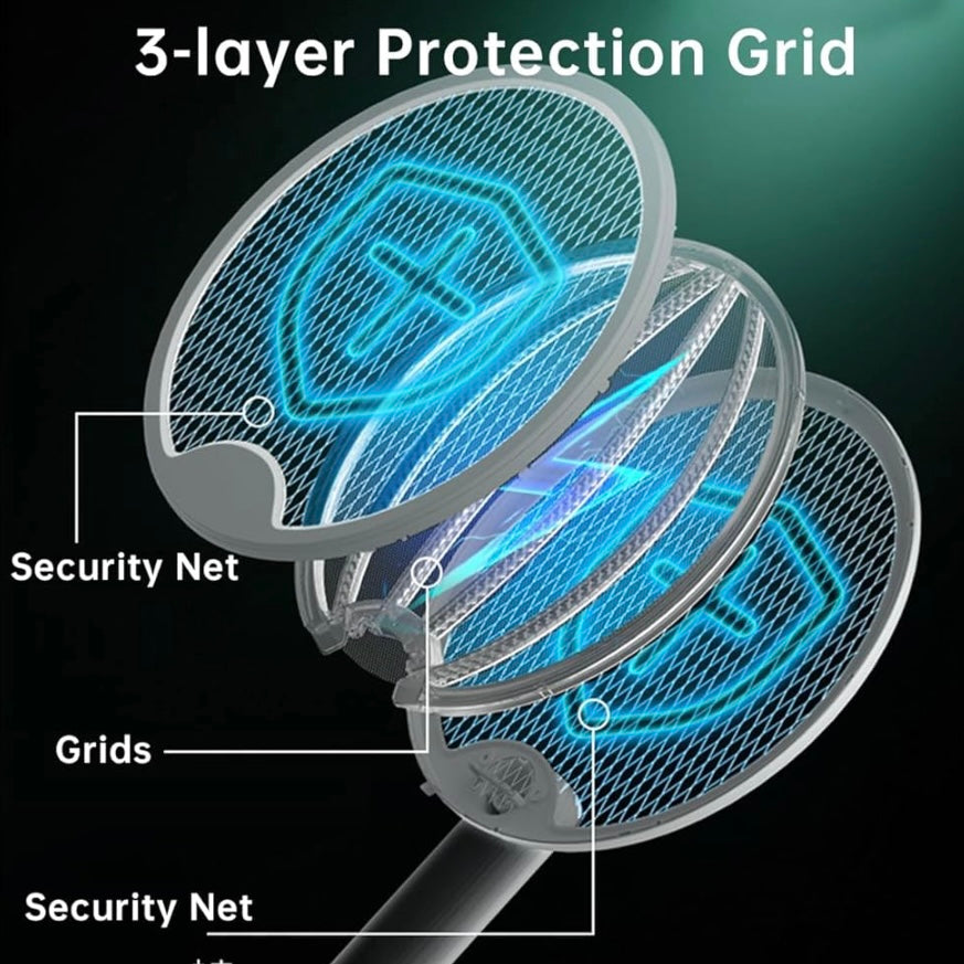 Folding Electric Mosquito Swatter 4 -IN-1 Mosquito killer