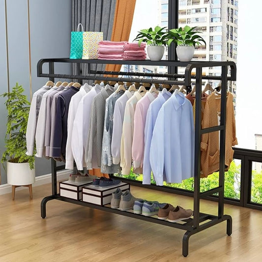 Clothing Hanging Rack Storage Shelves Closet Organizer