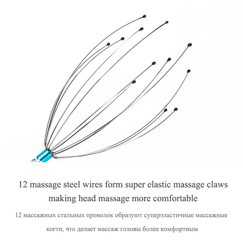 Octopus Head Scalp Relaxation Massage