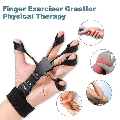 Silicone Grip Device Stretcher Finger Gripper Strength Trainer
