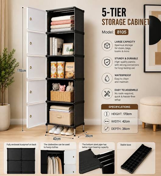 5 layers Storage Cabinet