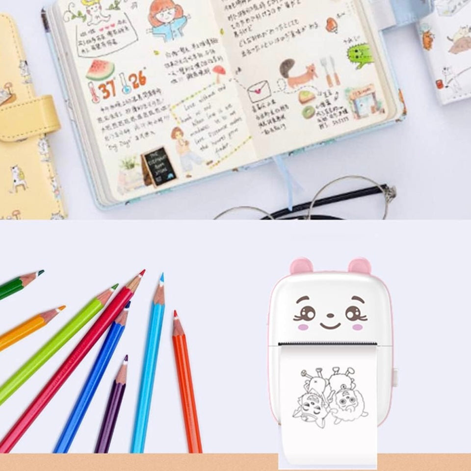 Compact portable mini printer- BT instant printing