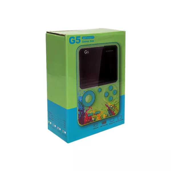 Game Box G5 Mini Handheld Gaming Player with Built-in 500 Games, Assorted Colors